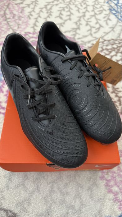 Nike Performance PHANTOM GX 2 ACADEMY FG/MG - Ghete de fotbal pentru teren tare - black/deep jungle