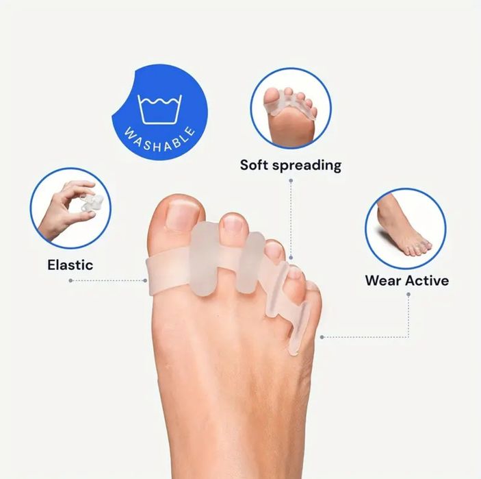 Разделител за пръсти силиконов