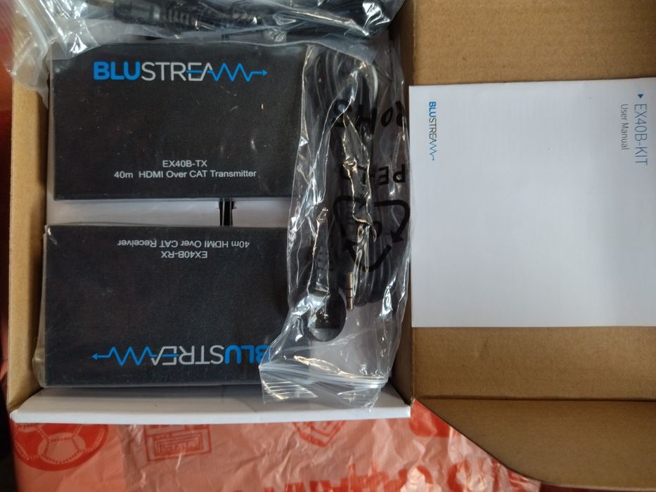 Blustream EX40B-KIT усилитель сигнала/Тонкий HDMI-удлинитель
