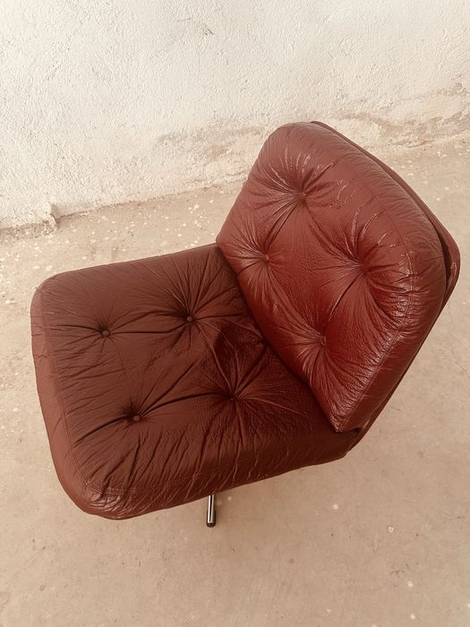 Винтидж скандинавско lounge кресло – Mid Century Modern, 70-те