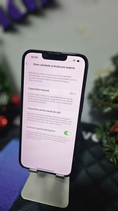 iPhone 13 Black 256GB Baterie:83%.Preṭfix!
