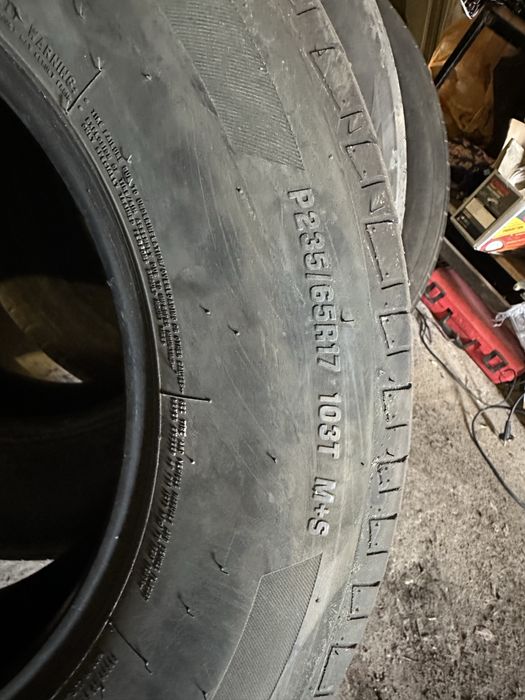 Шины летние б/у 235/65/17