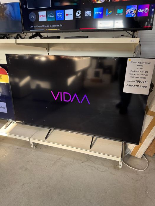 Televizor QLED Hisense 165cm Garantie