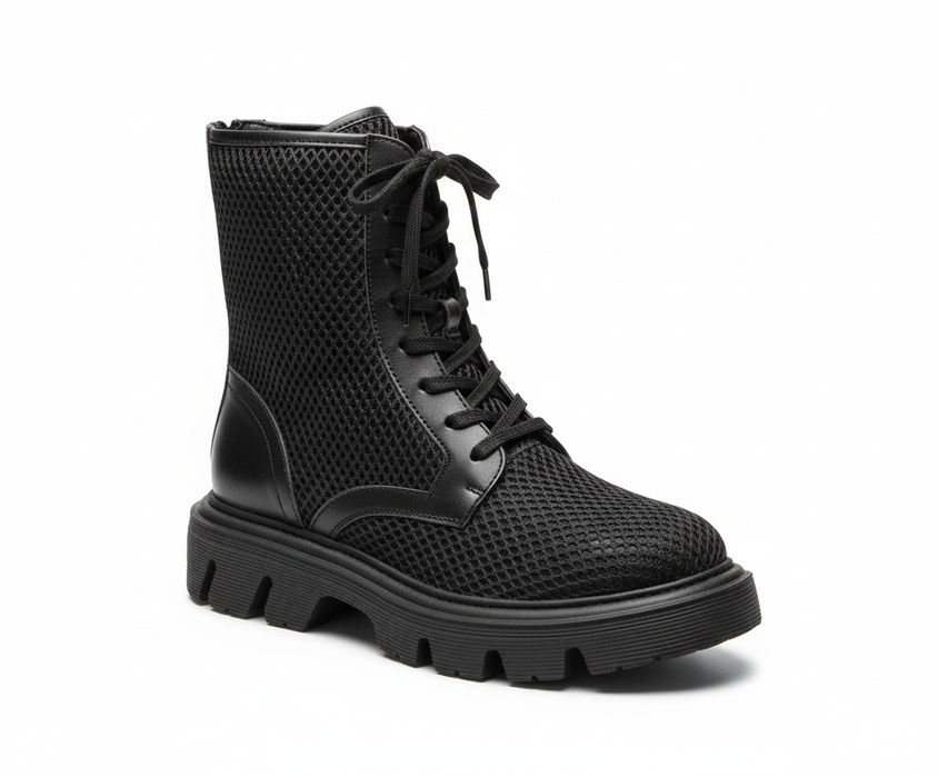 Ghete damă Casadei Generation – piele naturală, negre, mărimea 40