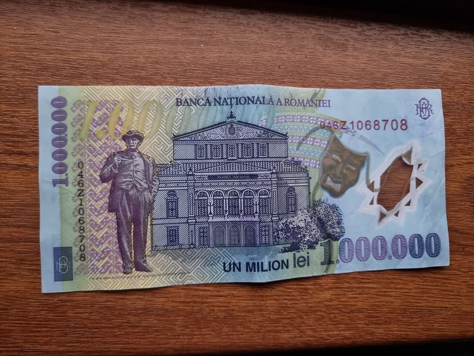 bancnota  veche, 1000000 lei