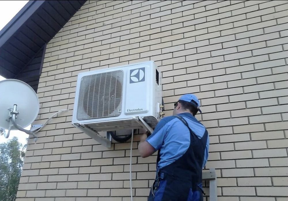 Установка кондиционер