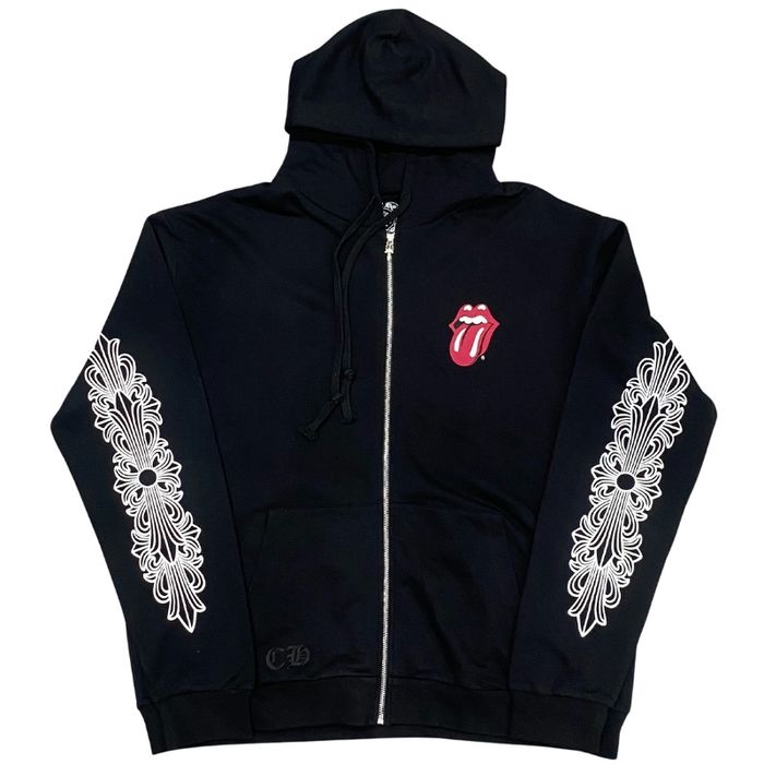 Chrome hearts&the Rolling stones зипка хром хартс