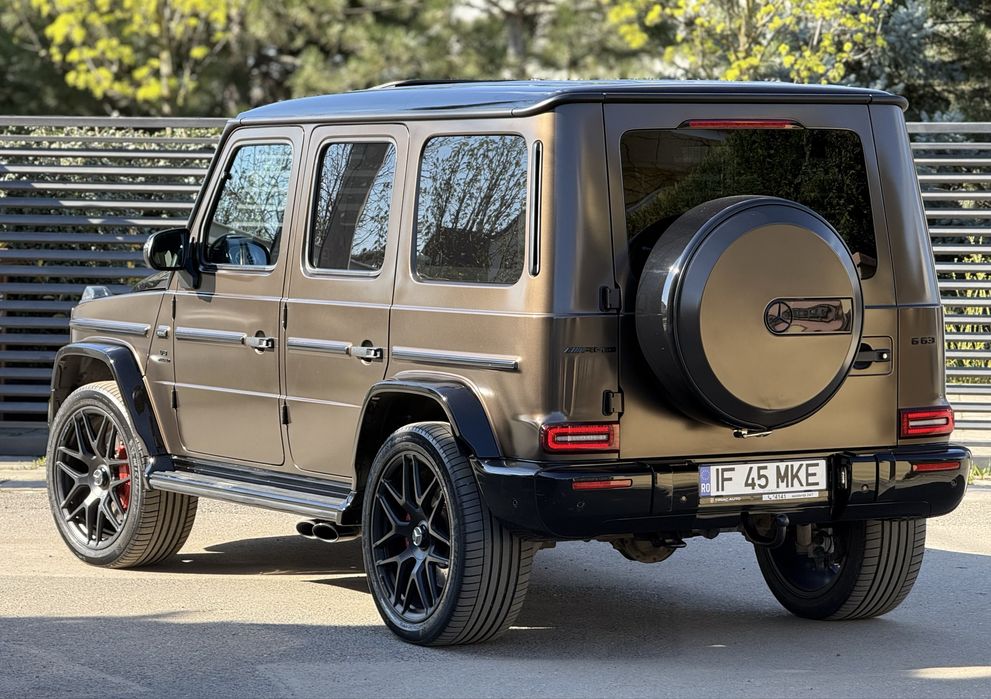 Mercedes G63 AMG FULL 2020 / MANUFAKTUR MAT / 585CP / Burmester / 360 / RAR