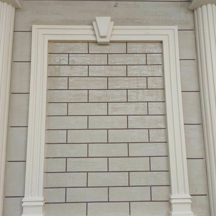 Обрамление для окна из пенопласта