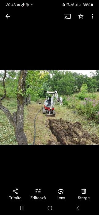 Lucrari miniexcavator de 3 si 2 tone