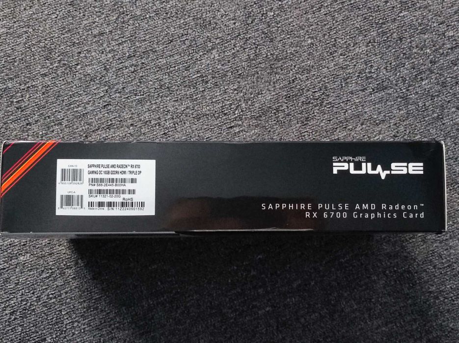 Placa video Sapphire Radeon RX 6700 PULSE 10GB GDDR6 160-bit