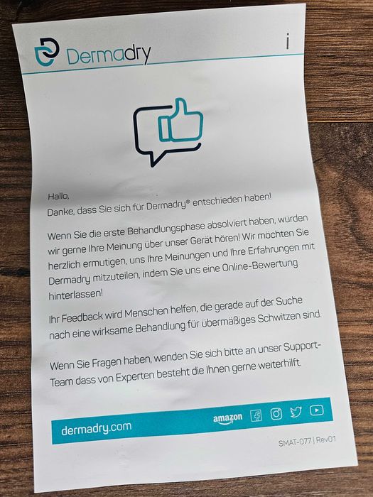 Dermadry Total Йонофореза