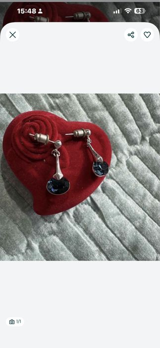 Продам серьги swarovski