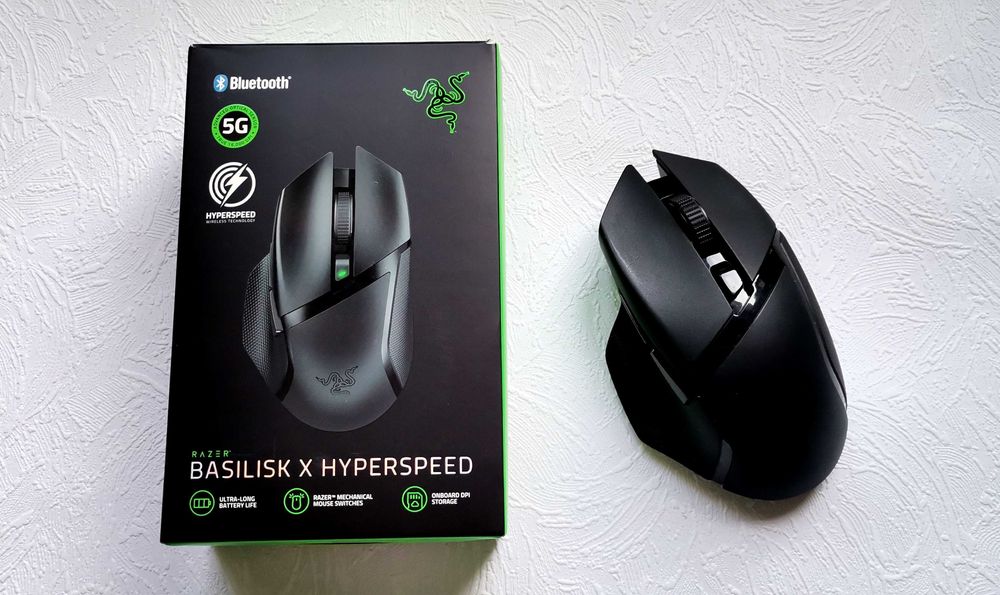 Mouse Gaming Razer Basilisk X Hyperspeed 2.4Ghz Bluetooth 16000DPi