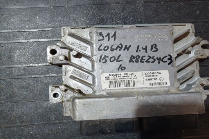 Calculator motor ECU S120161004  S110140011 8200483732 - 1.4 B S12016
