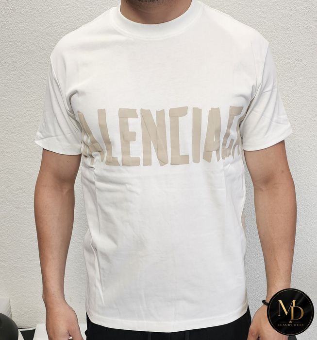 Мъжка тениска Balenciaga бяла