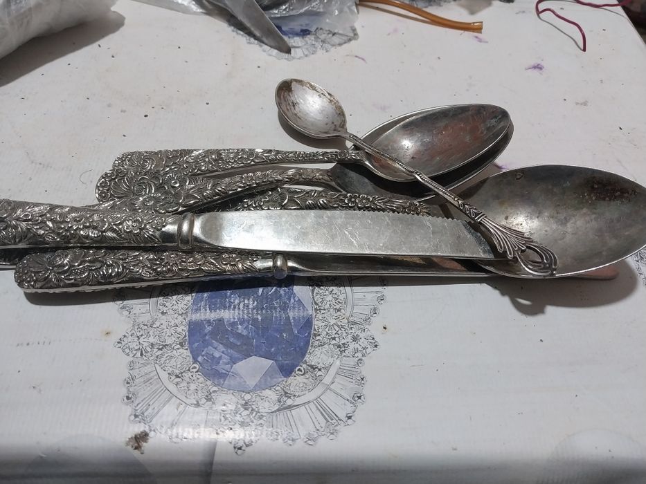 Мелихеровие вылки ложки посуды