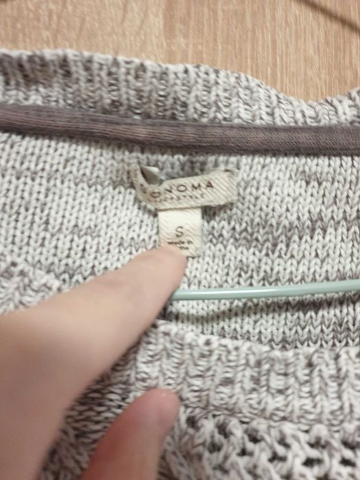 Pulover gri, marimea S