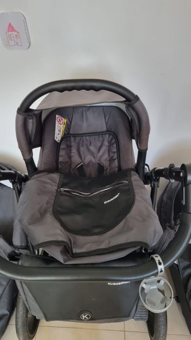 Carucior 3 in 1 Combo Max Dark Grey – Krausman