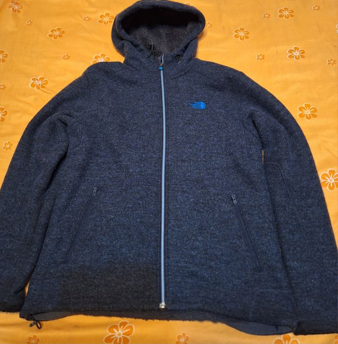 Jacheta (Hanorac) lână North Face Zermatt, bărbați  mărimea L-100% Originala.