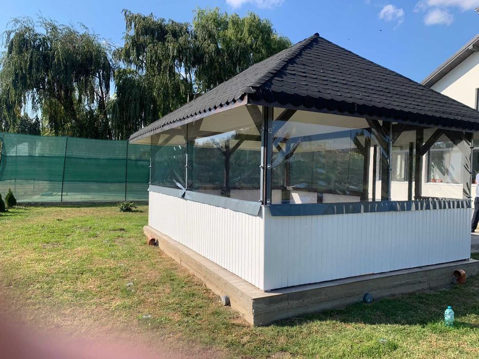 Inchidere terasa si foisoare cu folie transparenta PVC Cristal