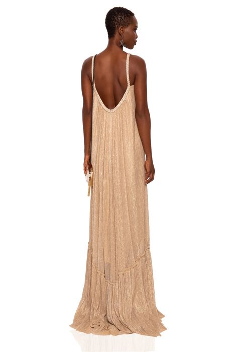 Nissa Rochie Maxi lunga auriu