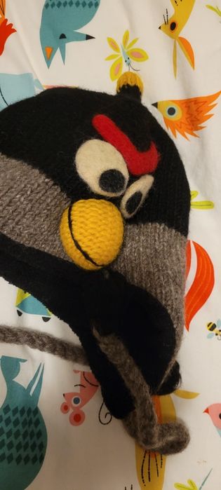 Caciula material lână copii Angry Birds