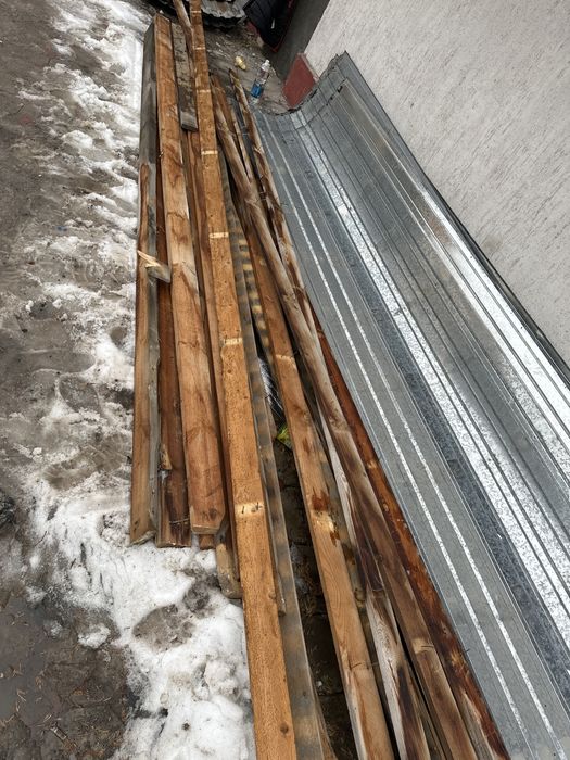 Металошифер и обрешетка