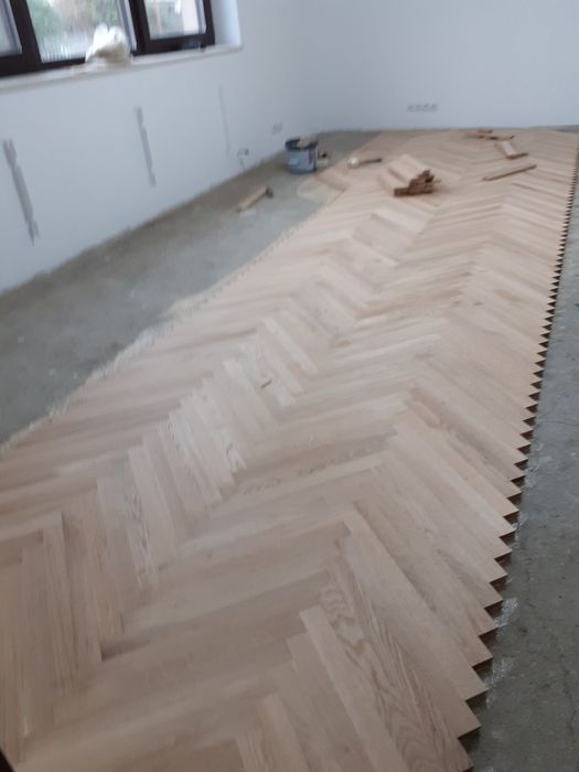 Vand parchet lemn masiv stejar grosime de 2cm