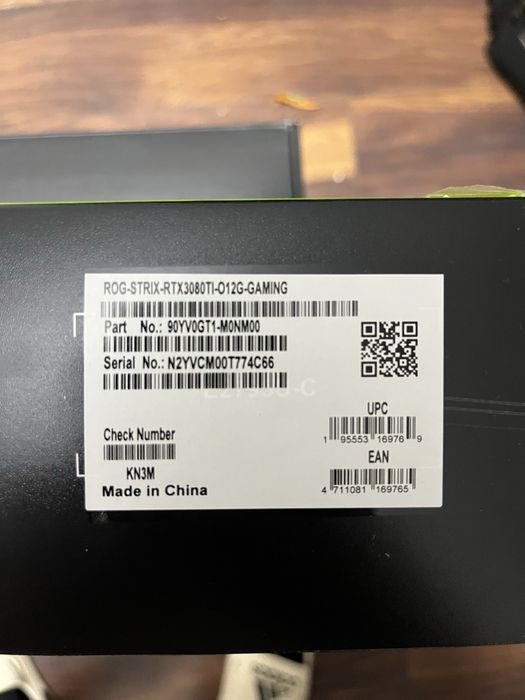 Видеокарта ASUS ROG STRIX RTX 3080ti