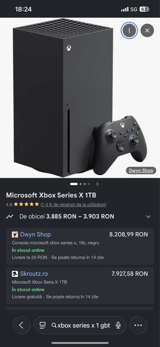 Vand xbox series x 1 tb