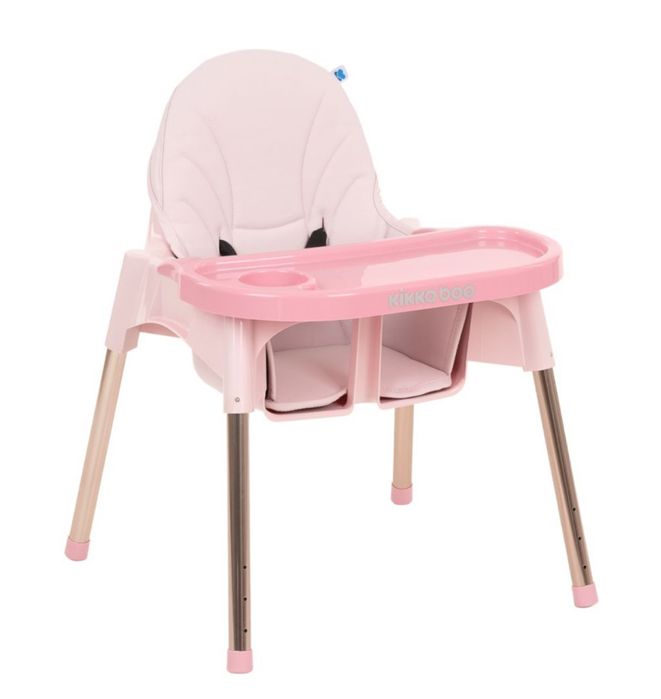 Детско Столче за хранене KikkaBoo - Sky-High, Pink