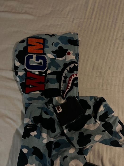 BAPE Marine Camo Shark Zip Dress Onepiece ORIGINAL