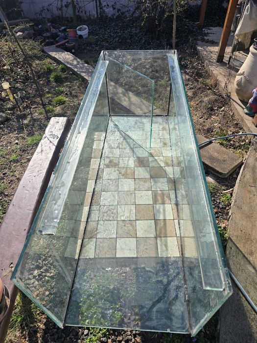 Acvariu 320 litri, dimensiuni exterioare 150x50x50
