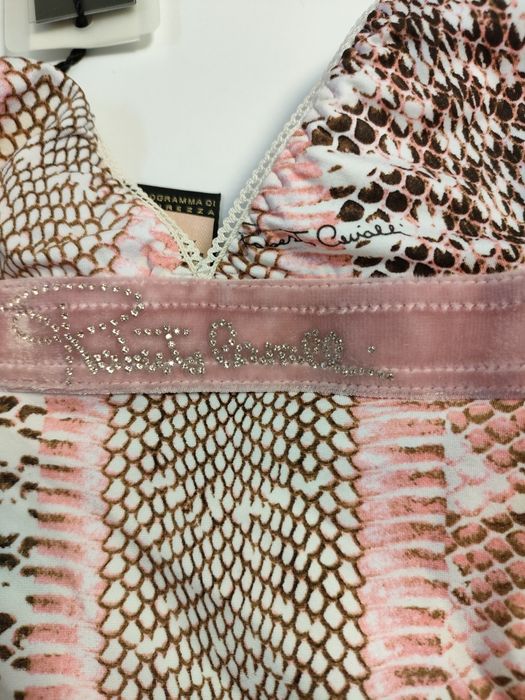 bluza bluziță Just Cavalli originala Italia roz Roberto  C. top