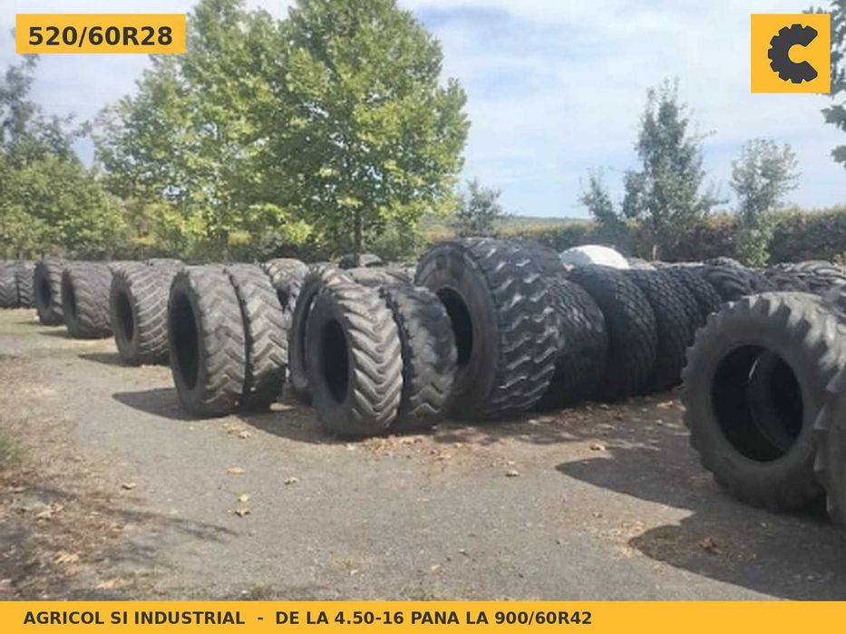 Cauciucuri Anvelope 520/60R28 520 60 R28 5206028 520 60R28 Michelin Tractor Utilaje Agricole Radial SH Second Hand GARANTIE Garantie 1 An Factura