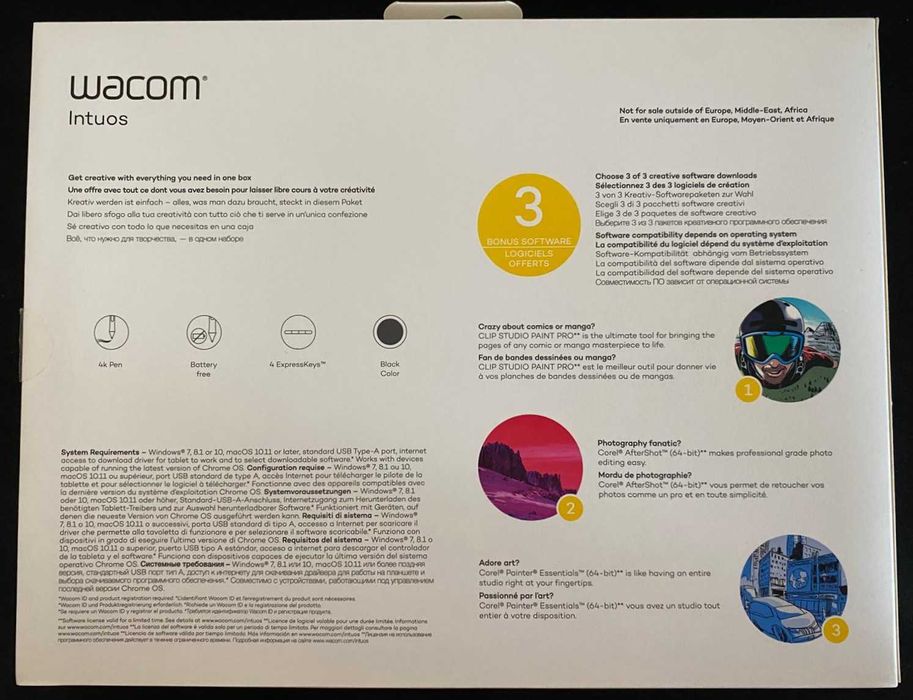 Tableta grafica Wacom Intuos M Black