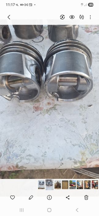 Skoda Seat Volkswagen 1.9тди 101к бутала Mahle като нови от гаран.двиг