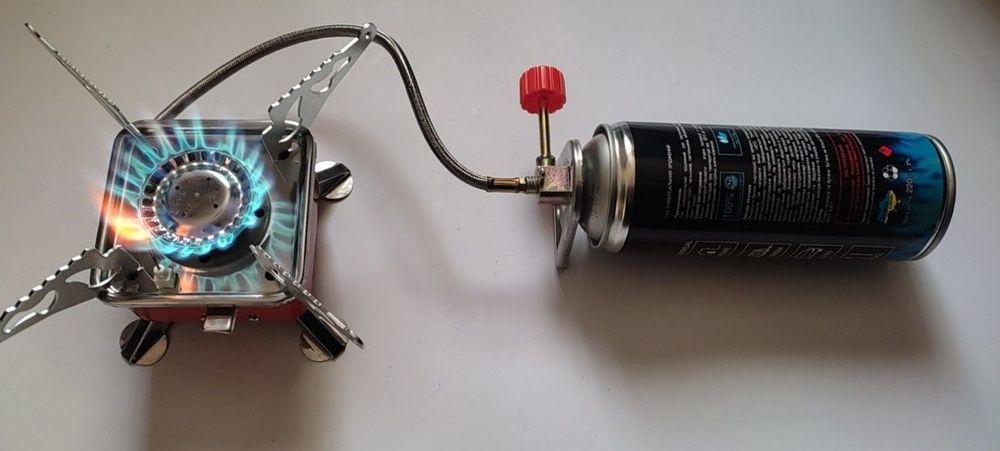 Газовая плита, походная плита. Мини газ плита горелка.