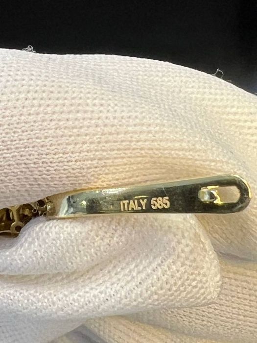 Золото 585  Серьги