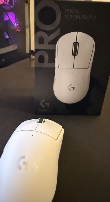Logitech G Pro X Superlight 2 / Бяла / ГАРАНЦИЯ