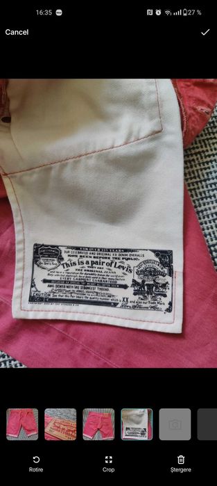 Blugi bărbătești Levi's