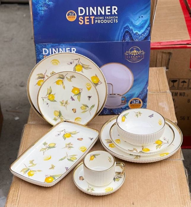 Сервиз столовый 32 предмета Elegant Floral, на 6 персон