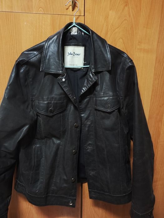 Кожаная куртка John Baner Jeanswear. Натуральная кожа. Размер 48