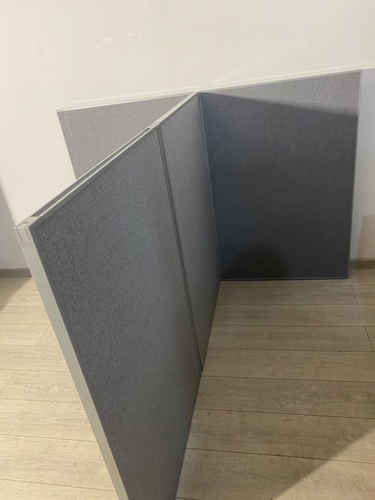 100 Buc. Separator Acustic 120x80 cm; Paravan Birou, Panou Despărțitor