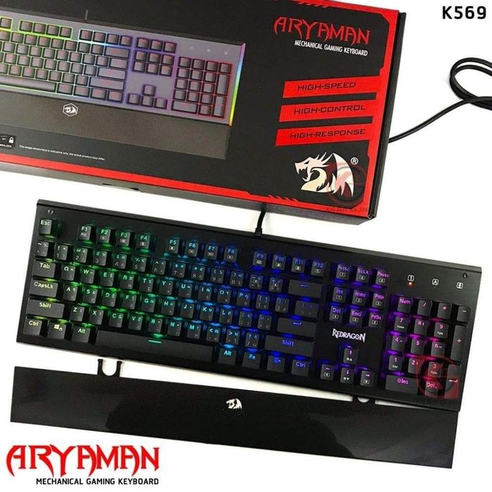 Redragon Aryaman RGB/Hot-Swap/Свитчи Blue Механическая Клавиатура