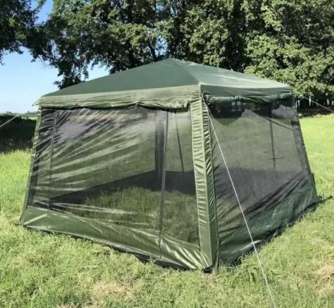 Cort pavilion,impermeabil,plasa insecte,MARE 320x320x240 cm