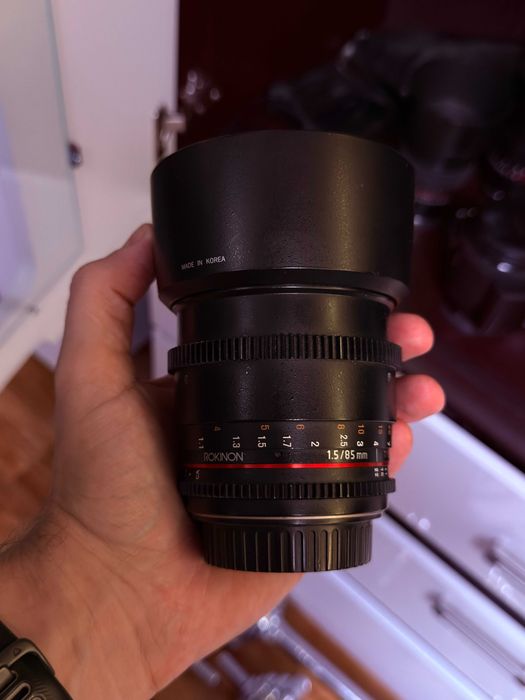 Комплект кинообъективов Samyang/Rokinon 35/50/85 мм T1.5
