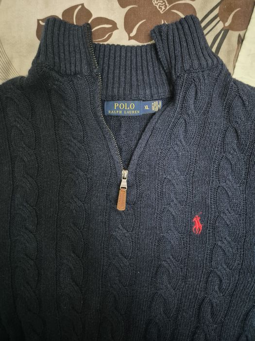 Срочно Polo полузамок тёмно-синий