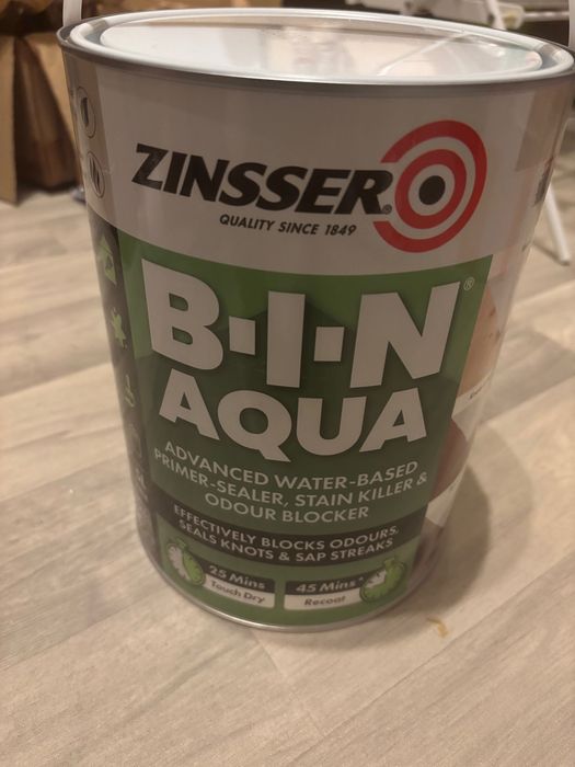 Блокиращ грунд против петна Zinsser Bin Aqua
